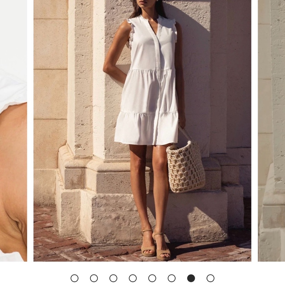 Brochu Walker Ivory Viola dress